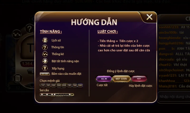 Mẹo chơi tài xỉu tại cổng game Sunwin thắng lớn